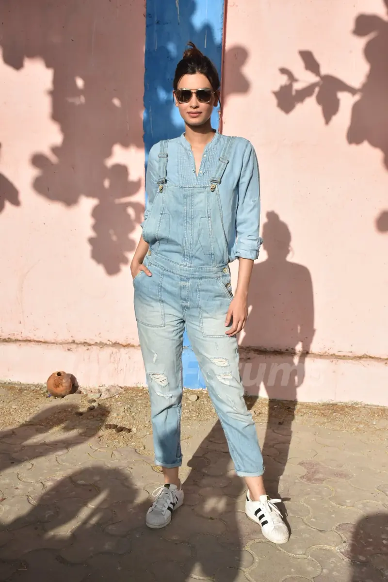 Diana Penty snapped around the town