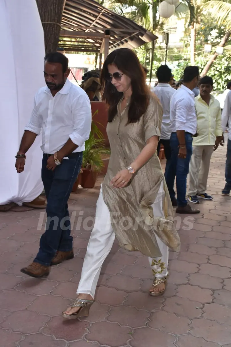 Urmila Matondkar at Veeru Devgan prayer meet