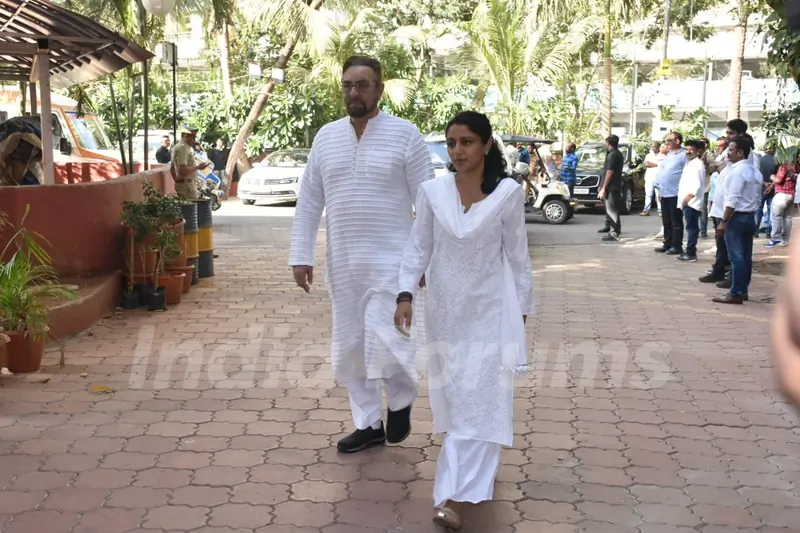 Kabir Bedi at Veeru Devgan prayer meet 