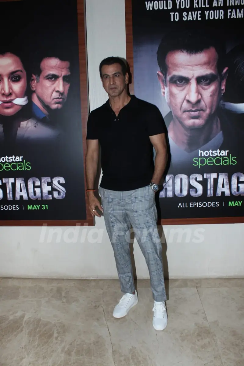 Ronit Roy snapped at the screening of upcoming show Hostage
