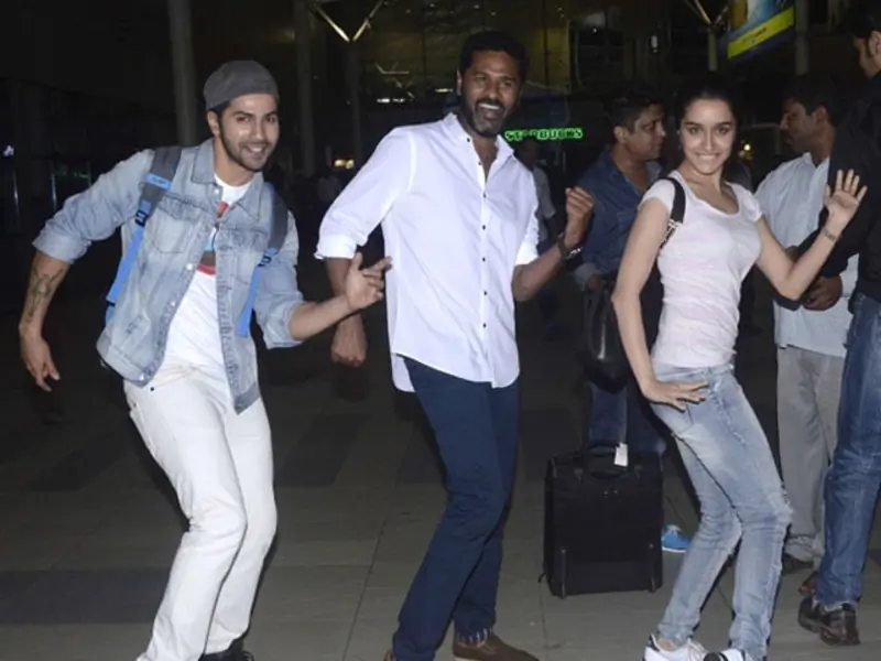 Varun Dhawan, Prabhu Deva and Shraddha Kapoor