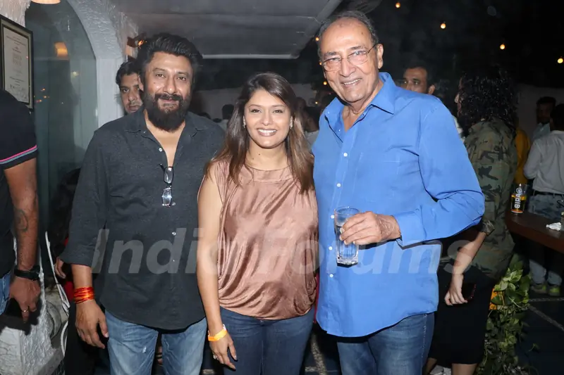 Pallavi Joshi and Vivek Agnihotri snapped at the success bash of Tashkent Files