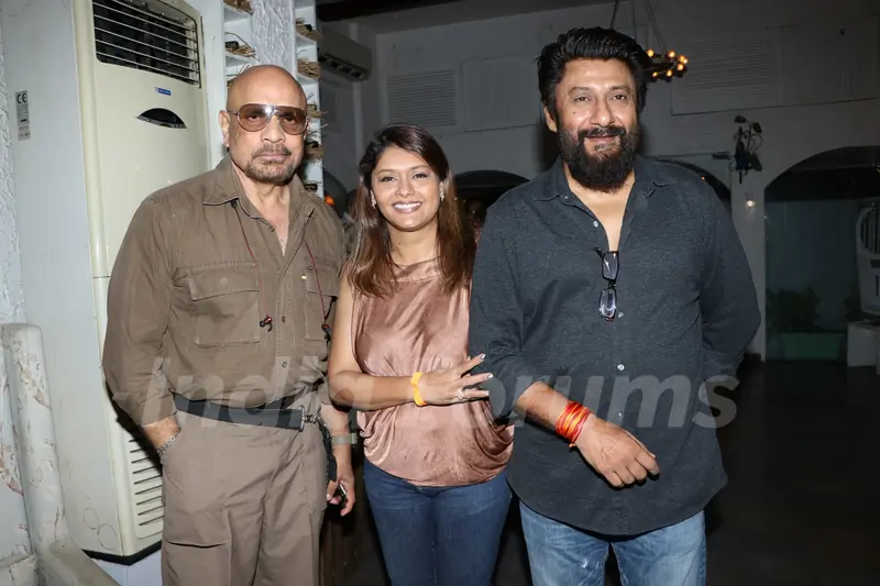 Pallavi Joshi and Vivek Agnihotri snapped at the success bash of Tashkent Files