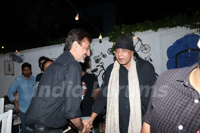 Mithun Chakraborty snapped at the success bash of Tashkent Files