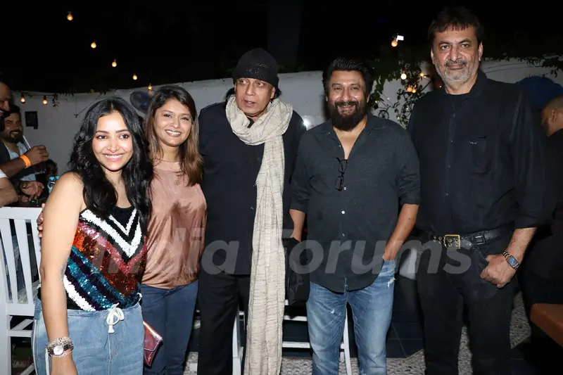 Pallavi Joshi, Mithun Chakraboty, Shweta Basu Prasad and Vivek Agnihotri snapped at the success bash of Tashkent Files