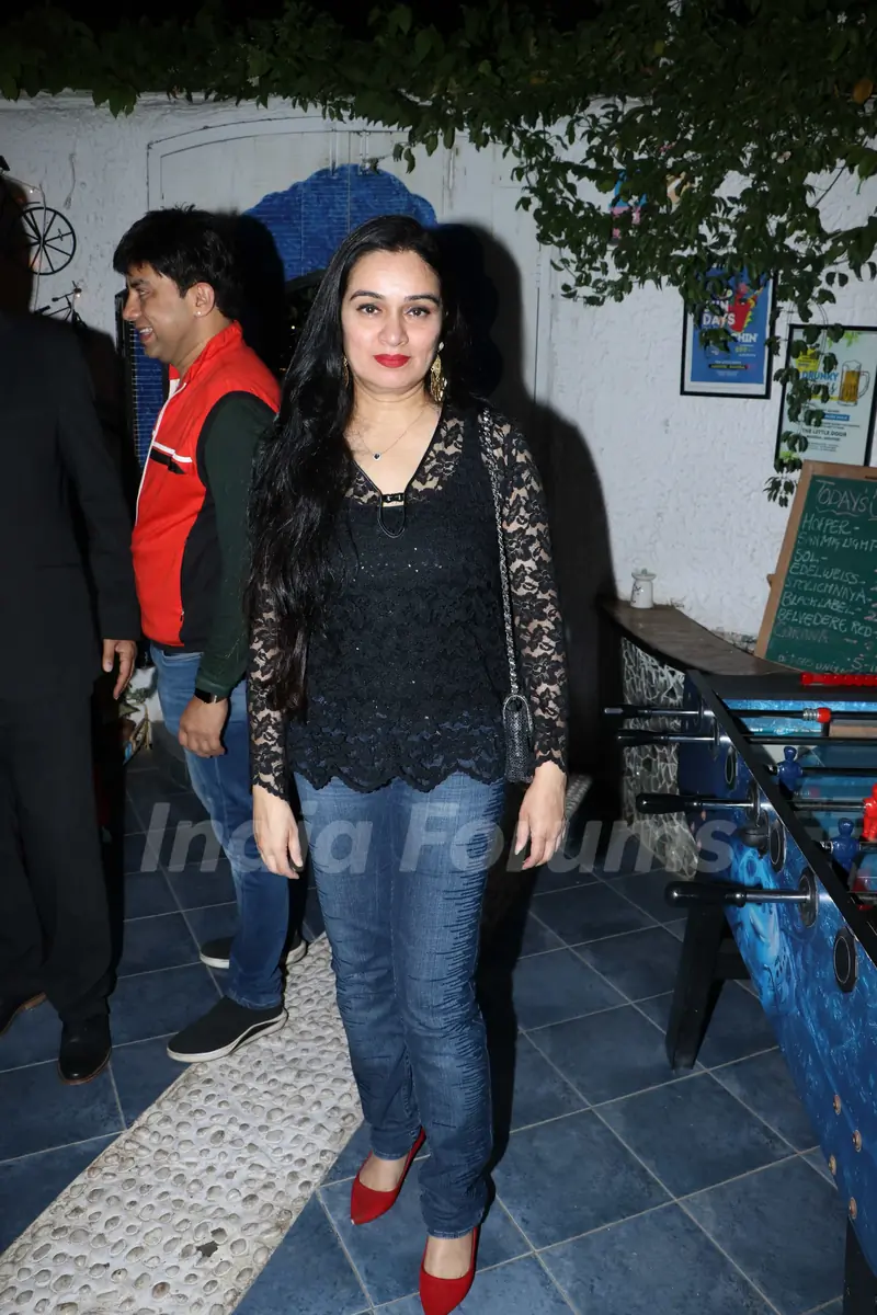 Padmini Kolhapure snapped at the success bash of Tashkent Files