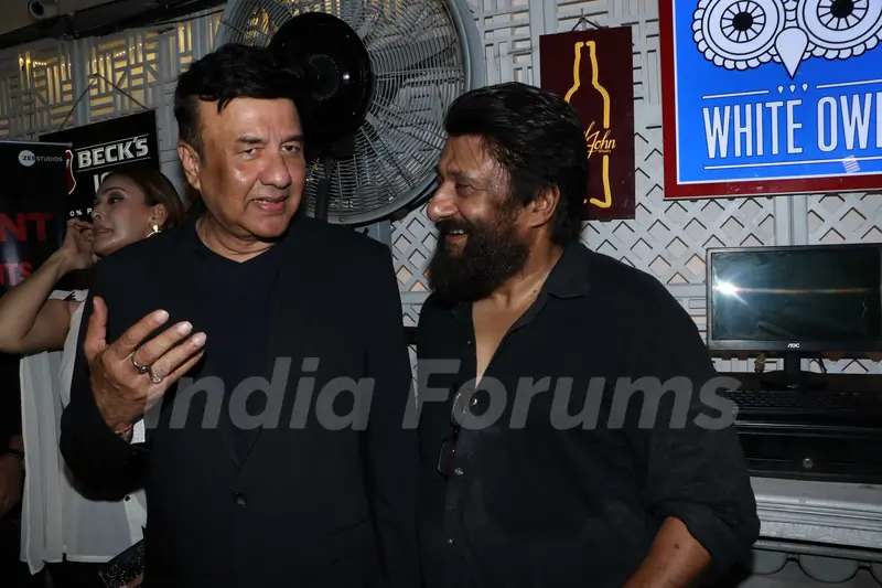 Anu Malik and Vivek Agnihotri snapped at the success bash of Tashkent Files