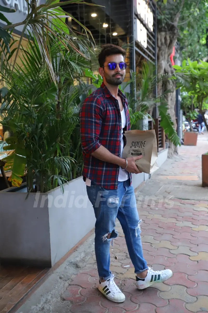 Himansh Kohli was spotted around the town
