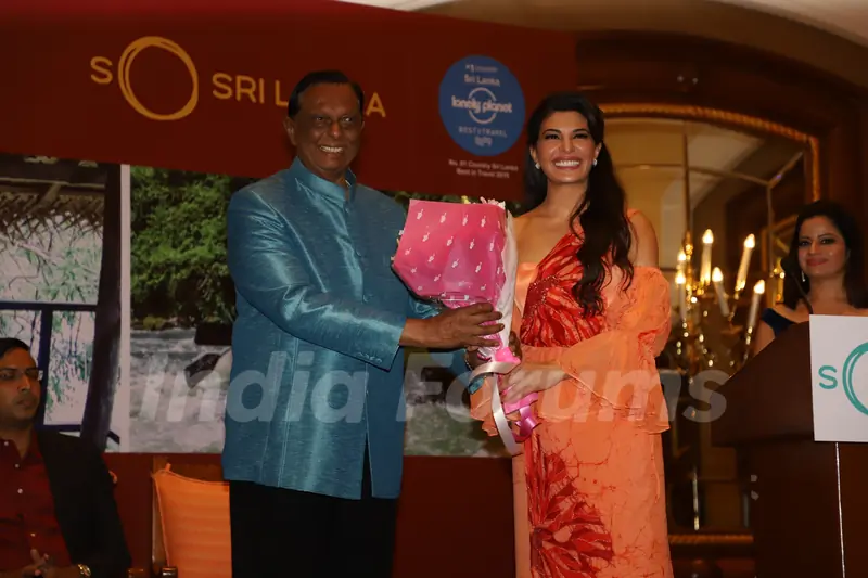 Jacquline Fernandez snapped attending a media event