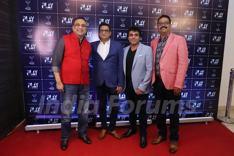 Celebrities attend a party in the town!