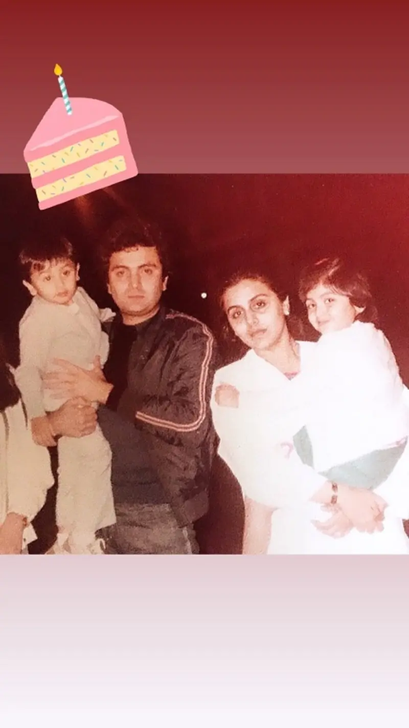 Alia and Riddhima wish Neetu Singh