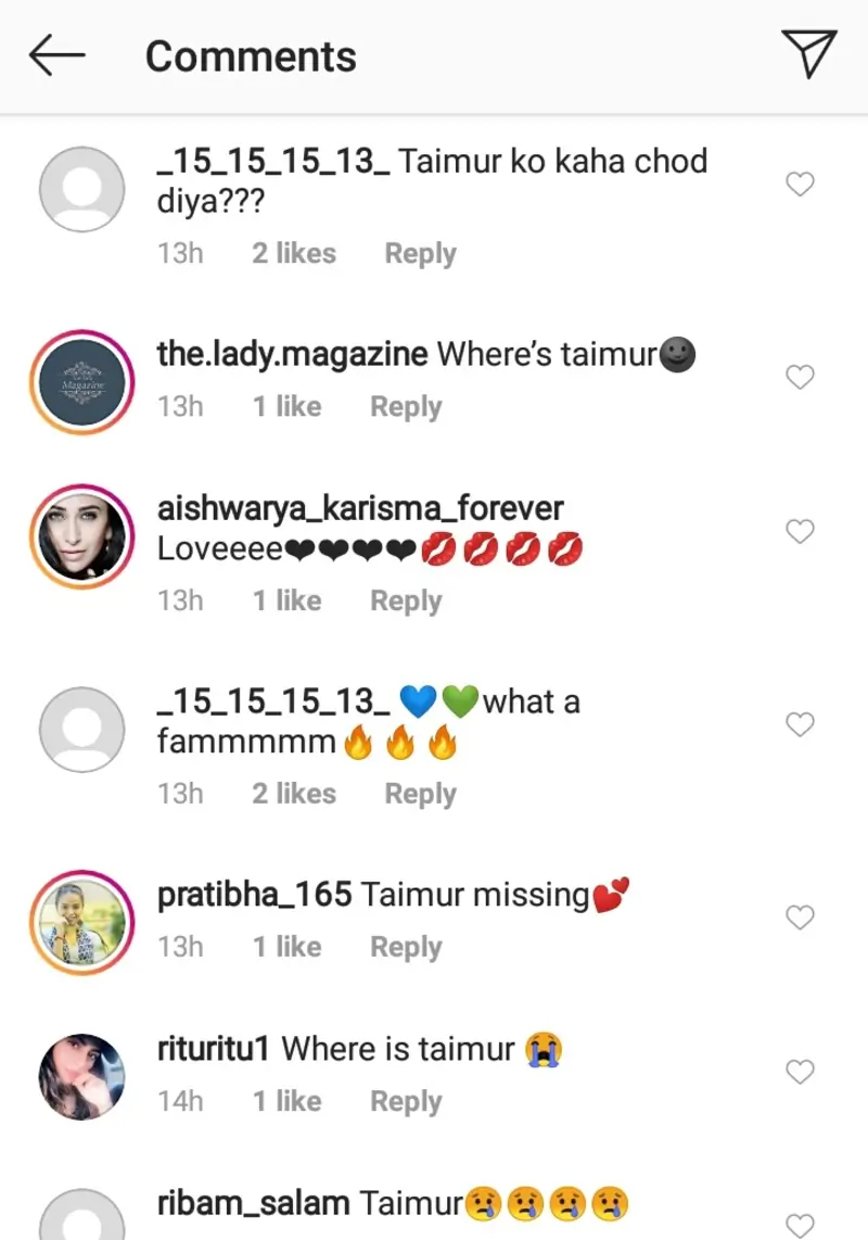 Fans ask about Taimur