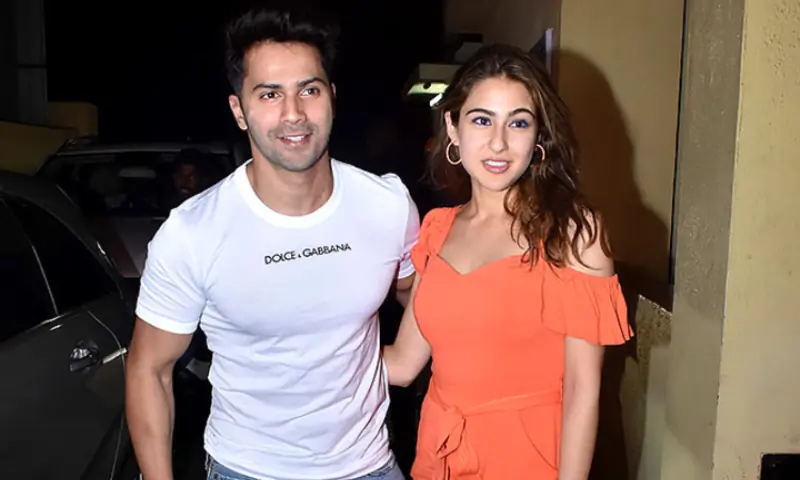 Varun Dhawan and Sara Ali Khan