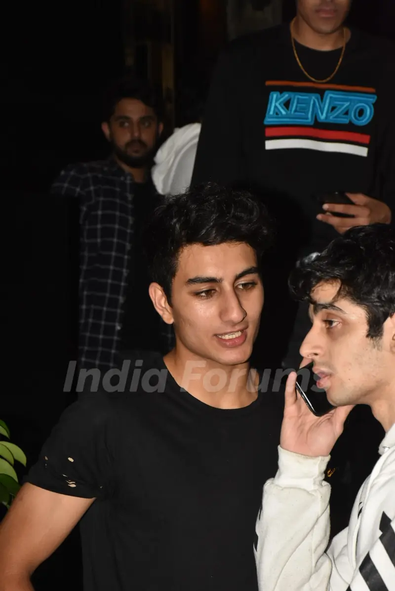 Celebrities spotted around the town!