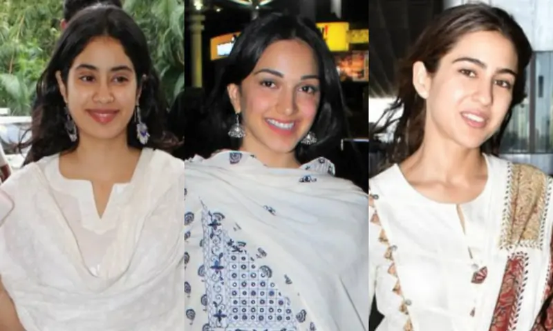 white salwaar kameez