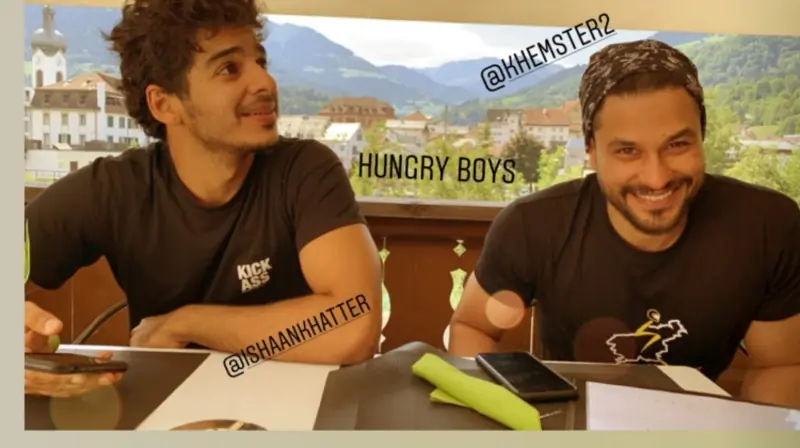Ishaan Khatter and Kunal khemu