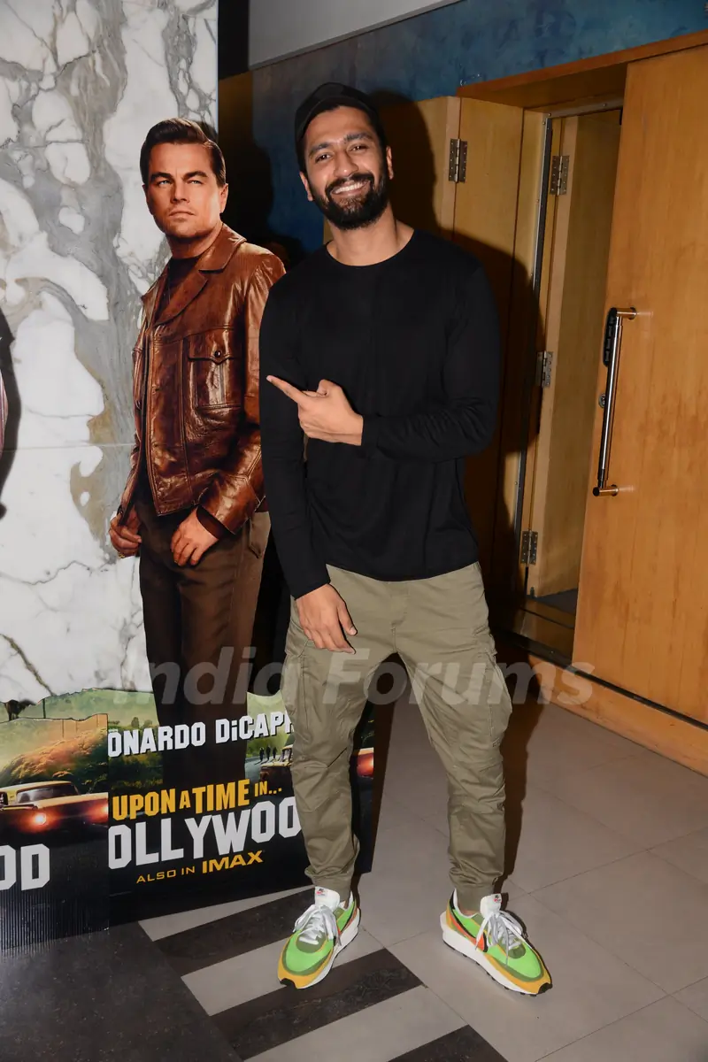 Vicky Kaushal at the special screening of Once Upon a Time in Hollywood!