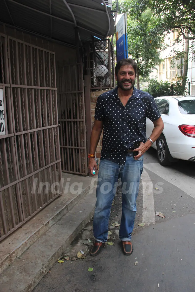 Chunky Panday spotted around the town