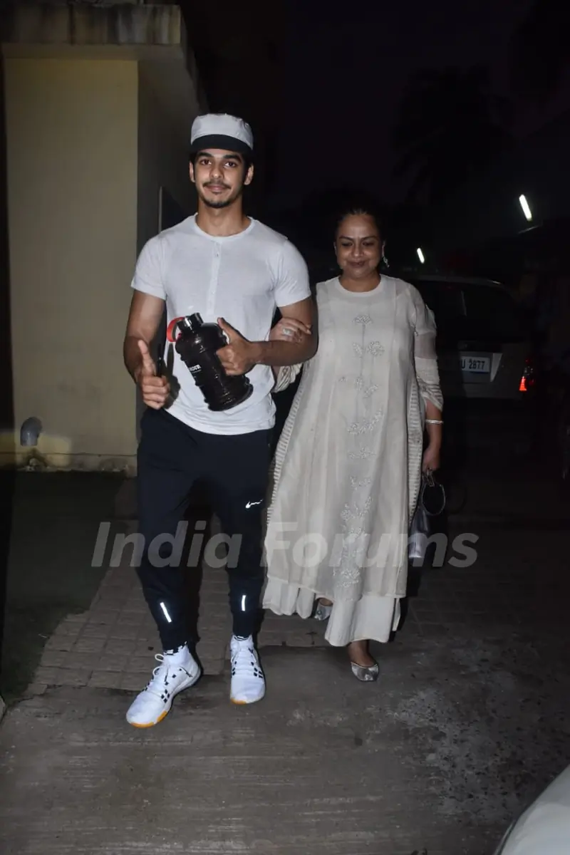 Ishaan Khatter spotted around the town!