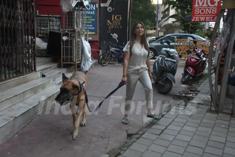 Sophie Choudry goes for a walk!