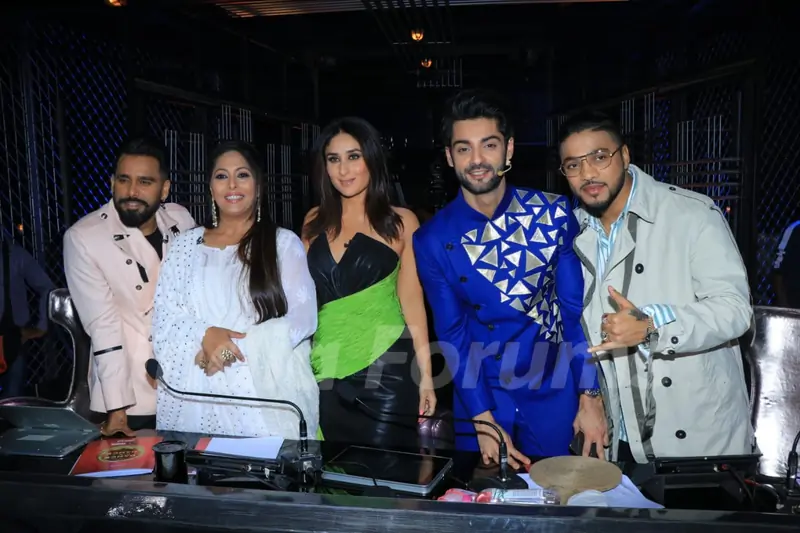 Kareena Kapoor Khan, Karan Wahi, Geeta Kapoor, Bosco Martis, raftaar