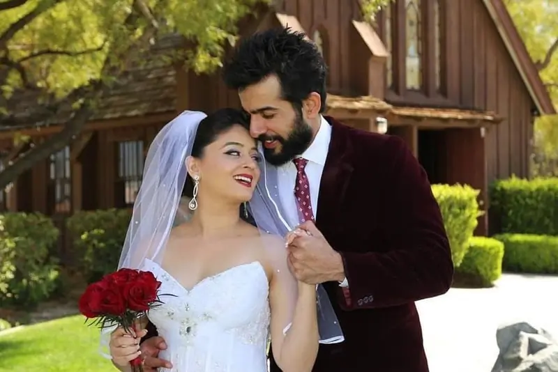 Jay Bhanushali and Mahi Vij