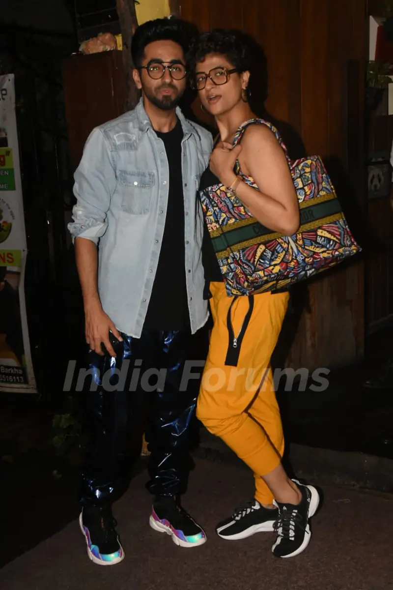 Ayushmann Khurrana and Tahira Kashyap snapped around the town!