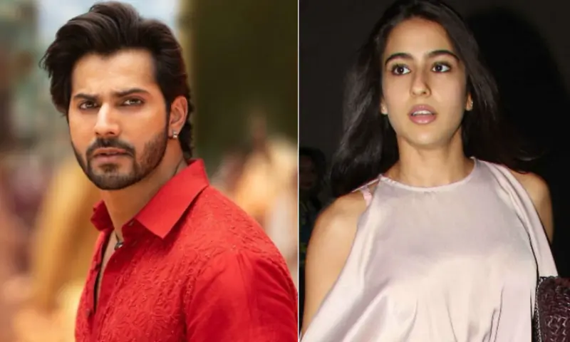 Varun Dhawan and Sara Ali Khan