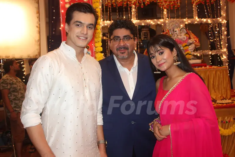 Rajan Shahi, Mohsin Khan and Shivangi Joshi