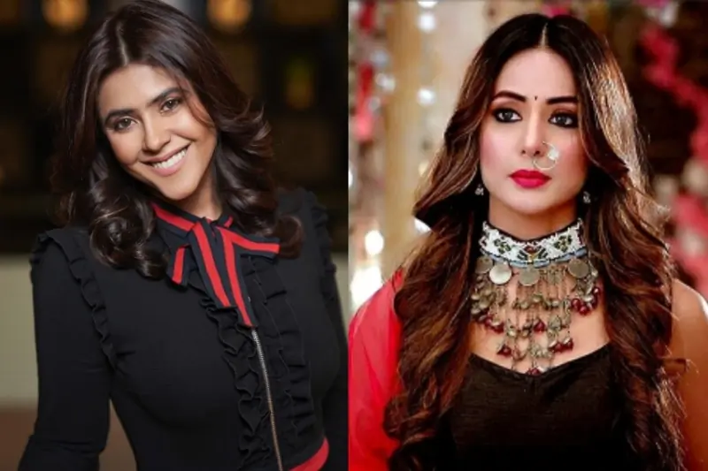 Ekta Kapoor and Hina Khan