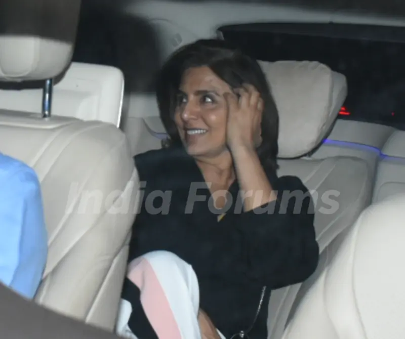 Neetu Singh attends Ranbir Kapoor's birthday bash