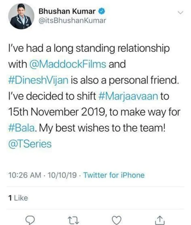 bhushan kumar tweet