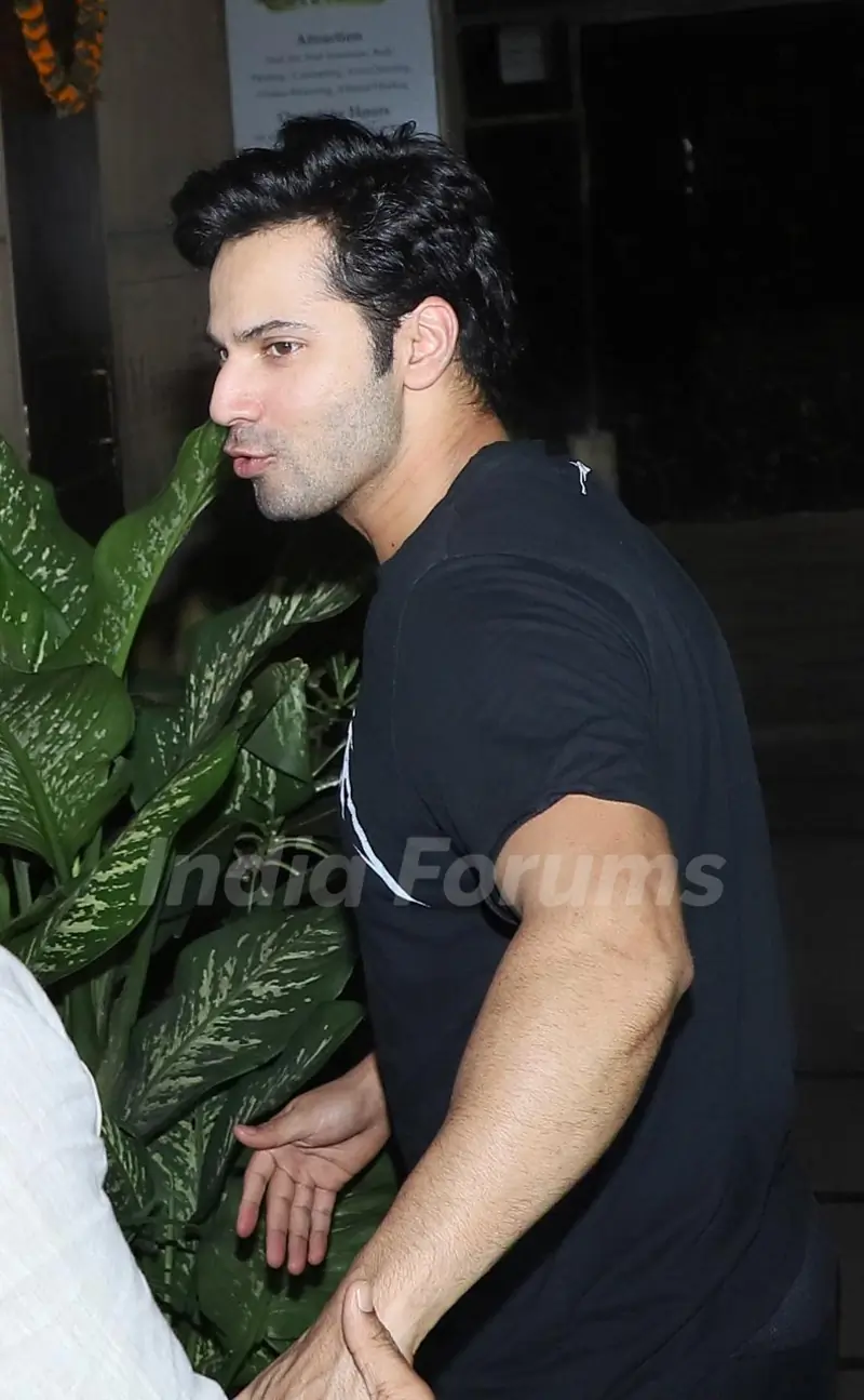 Varun Dhawan was snapped around the town