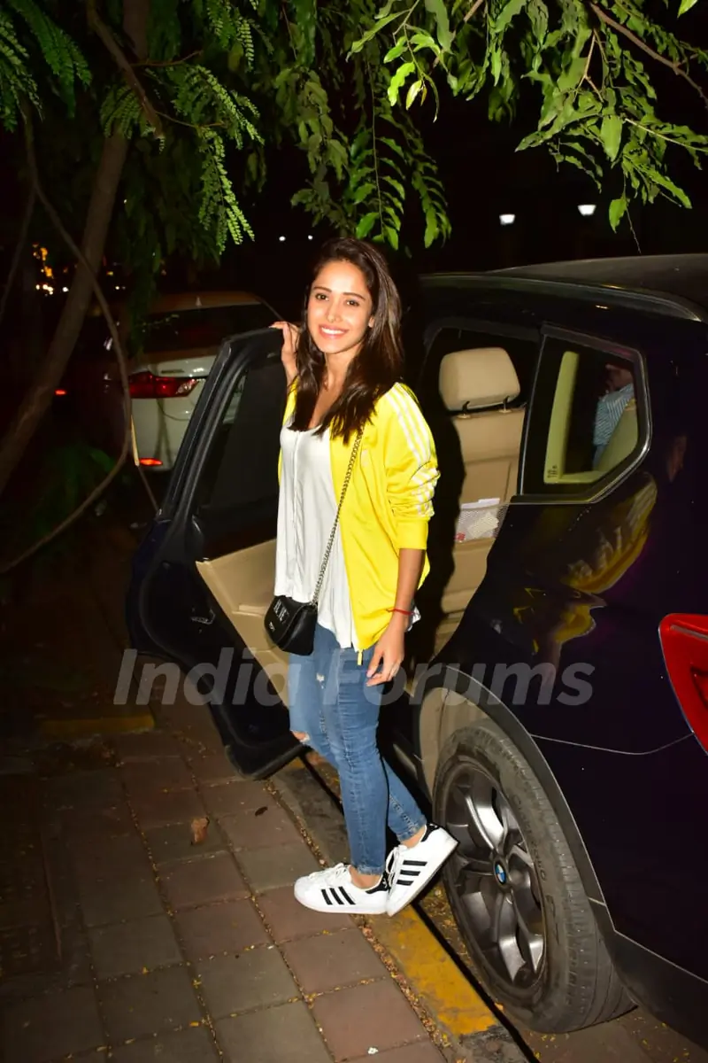Nushrat Bharucha snapped around the town!