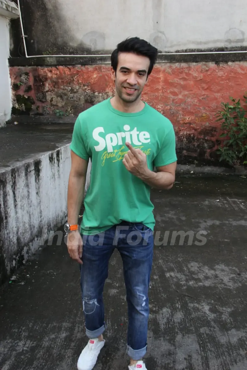 Punit Malhotra casts his vote