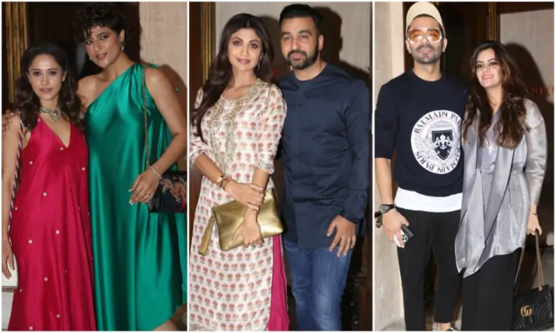 nushrat bharucha, tahira kashyap, shipa shetty, raj kundra, aparshakti khurrana and akriti khurana