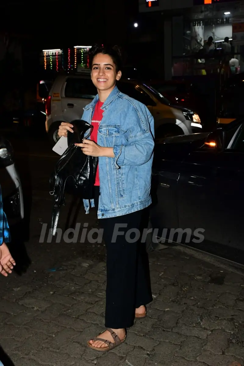 Sanya Malhotra snapped around the town!