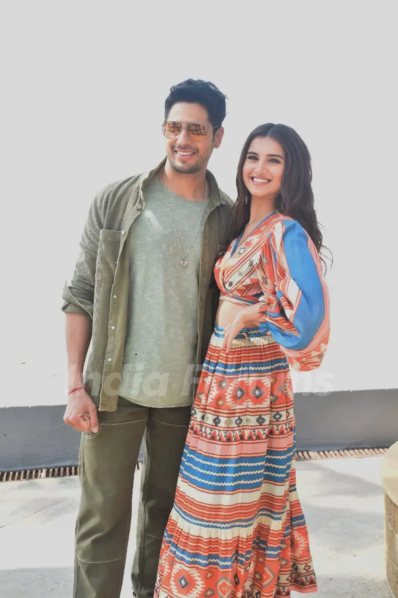 Tara Sutaria and Sidharth Malhotra at Marjaavaan Promotions 