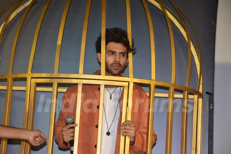 Kartik Aaryan at the trailer launch of Pati Patni Aur Woh