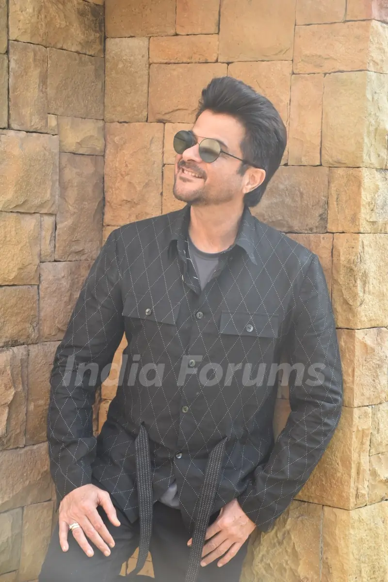 Anil Kapoor spotted during the promotions of Pagalpanti