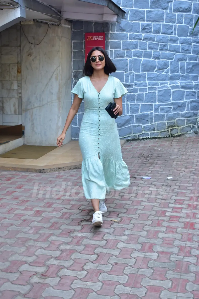 Mrunal Thakur papped around the town