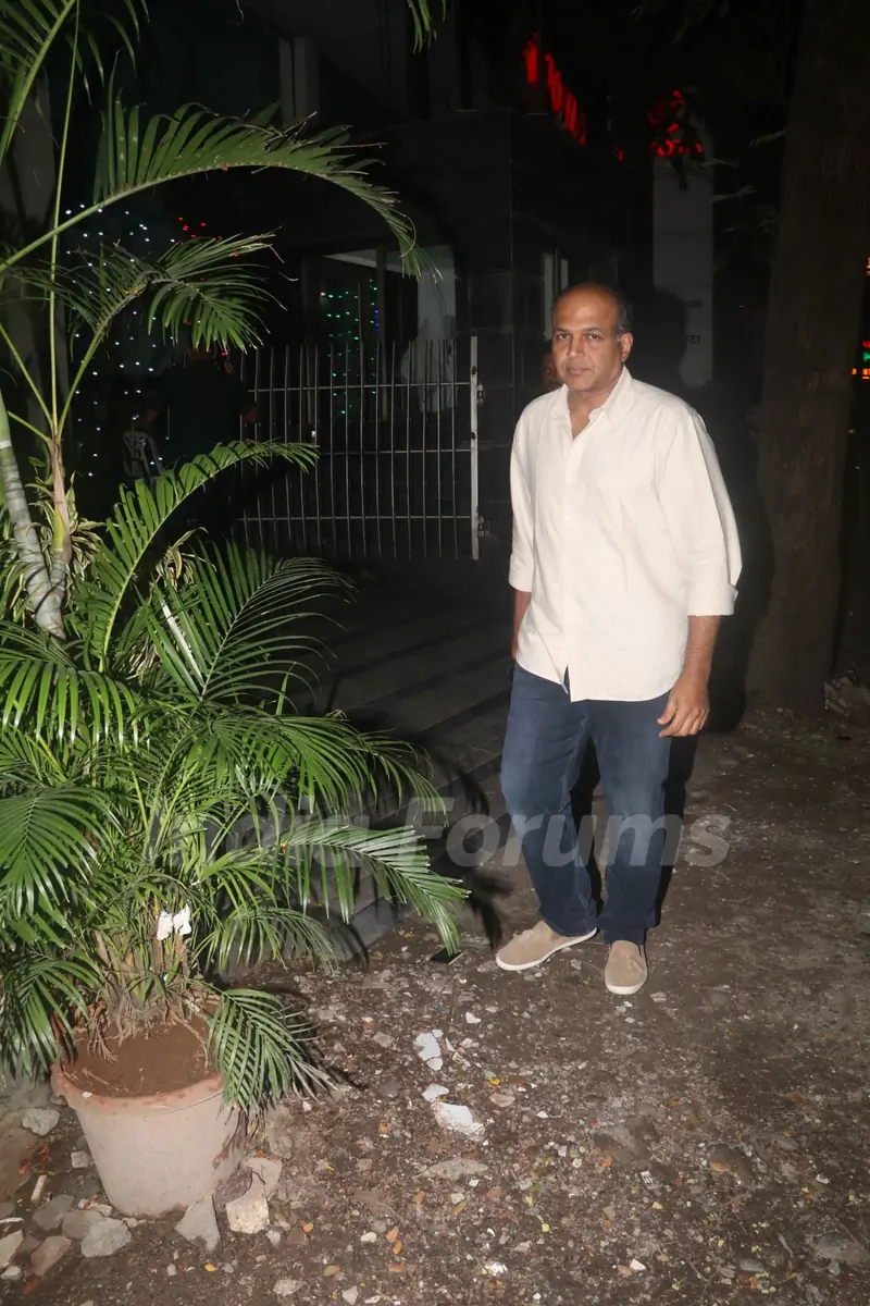 Ashutosh Gowarikar papped around the town