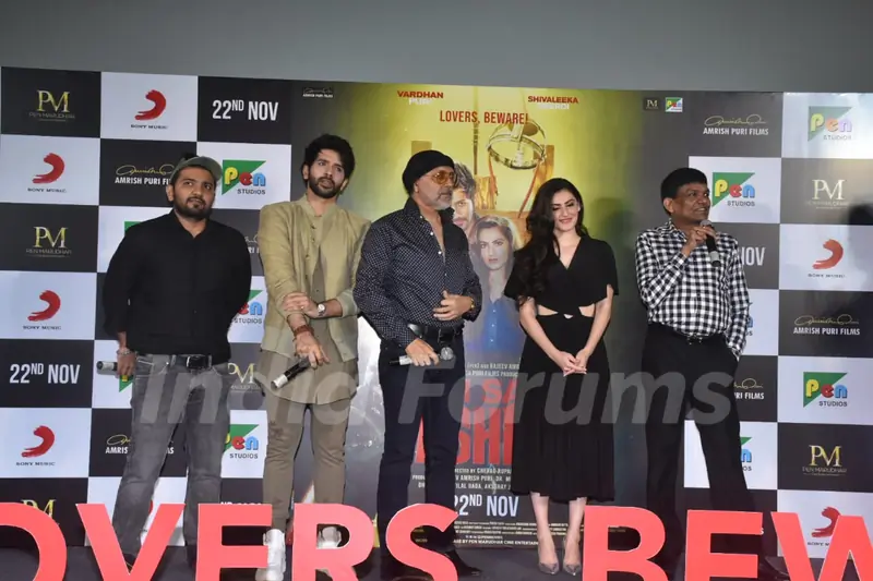 Vardhan Puri & Shivaleeka Oberoi at the trailer launch of Yeh Saali Aashiqui!