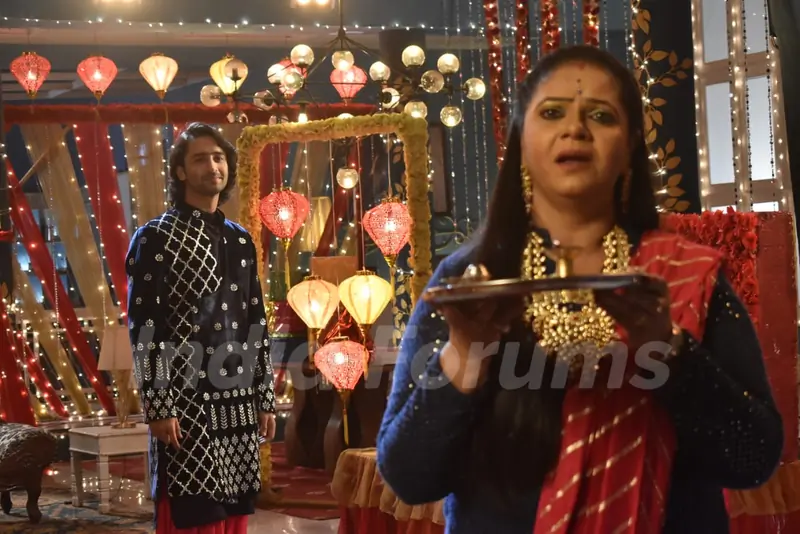 Shaheer Sheikh and Rupal Patel