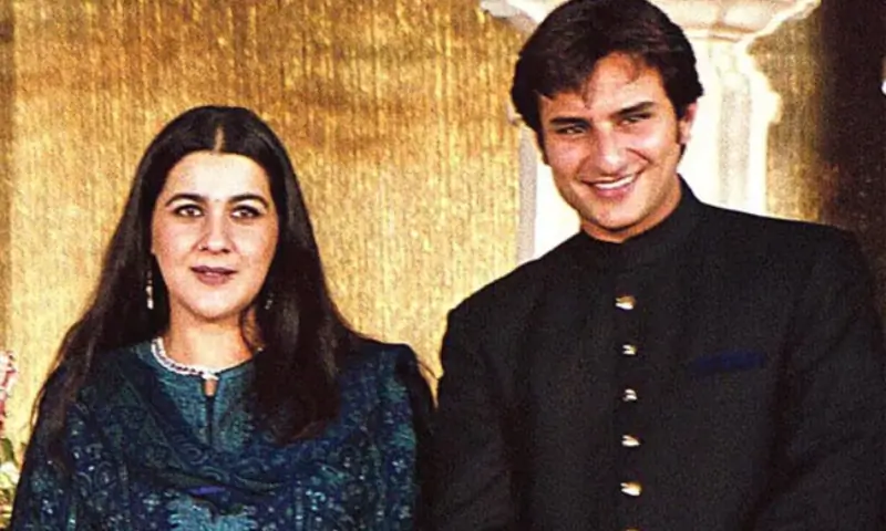 Amrita Singh and Saif Ali Khan