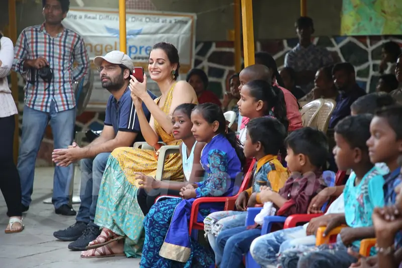 Dia Mirza papped at the launch of Exceed Cares
