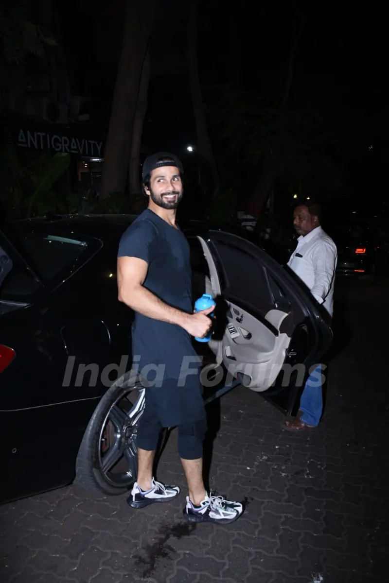 Shahid Kapoor snapped around the town