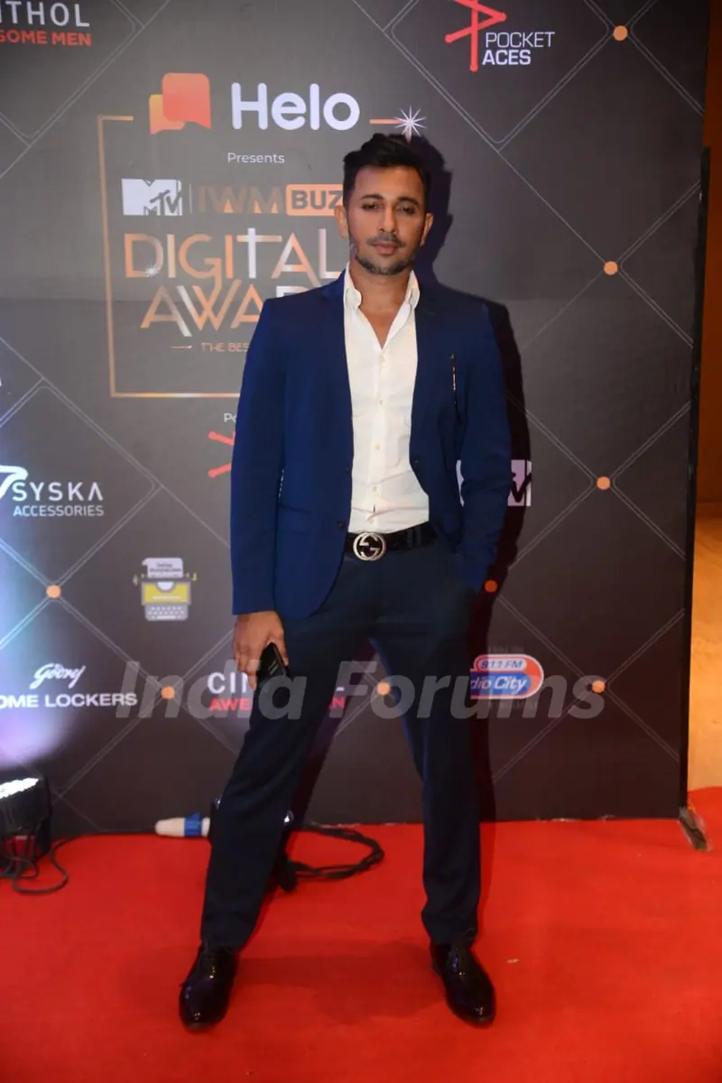 Terence Lewis papped at MTV Digital Awards
