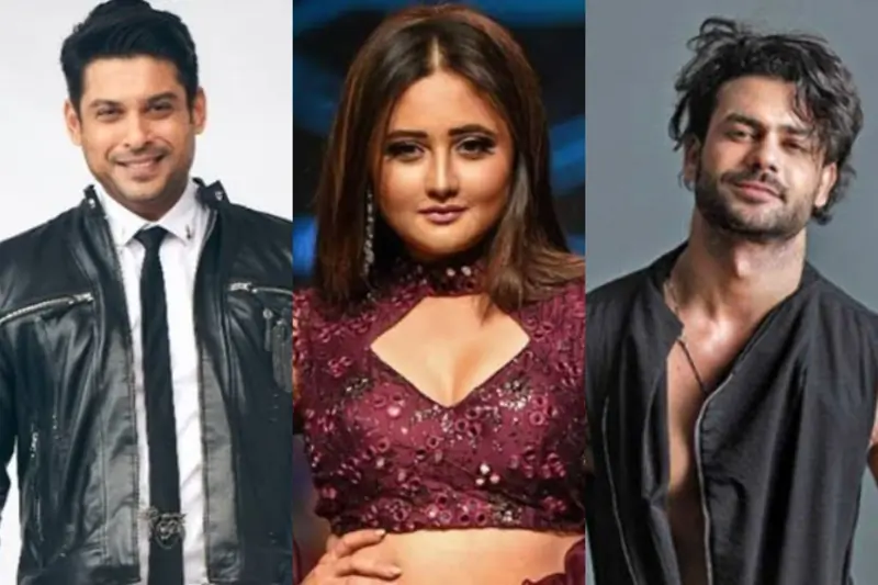Sidharth Shukla, Rashmi Desai and Vishal Aaditya Singh