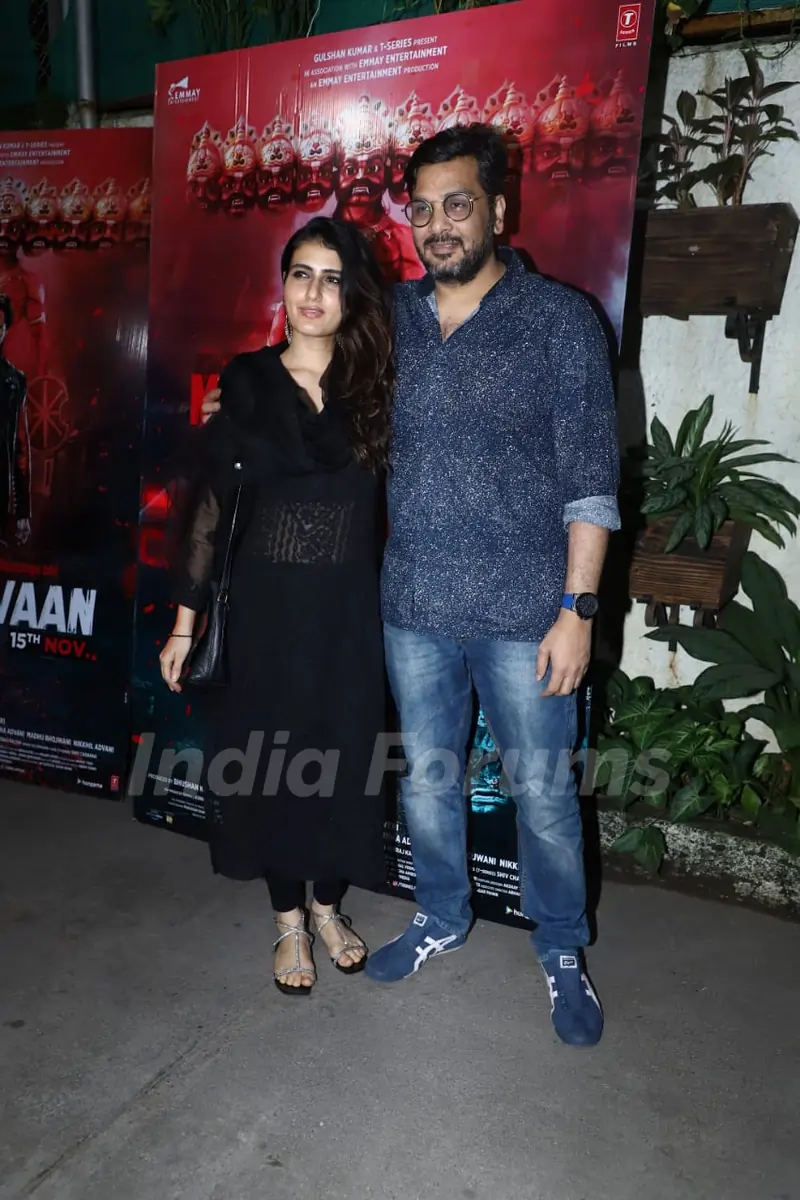 Fatima Sana Shaikh papped at Marjaavaan's special screening